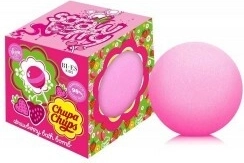 CHUPA CHUPS pezsgő fürdőbomba eper illattal 6×55 g