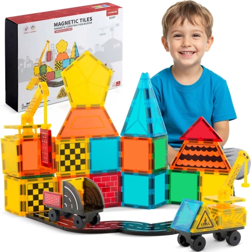 Ricokids mágneses építőjáték 72 darabbal