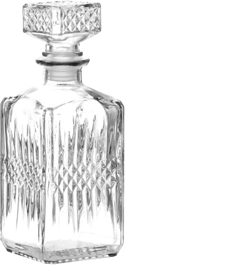 Üvegkarafa 855 ml, tömítéssel ellátott dugóval