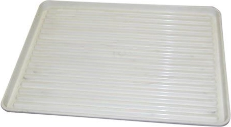 Edényszárító 50 × 40 cm fehér műanyag