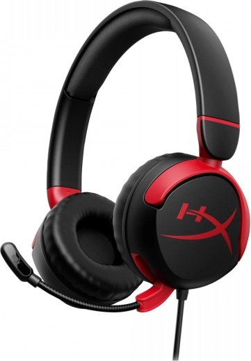 HyperX Cloud Mini gyerek gamer fejhallgató mikrofonnal (fekete)