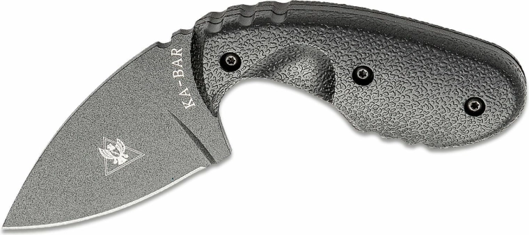 KA-BAR TDI Investigator taktikai fixpengés kés, fekete, Zytel, Kydex tok