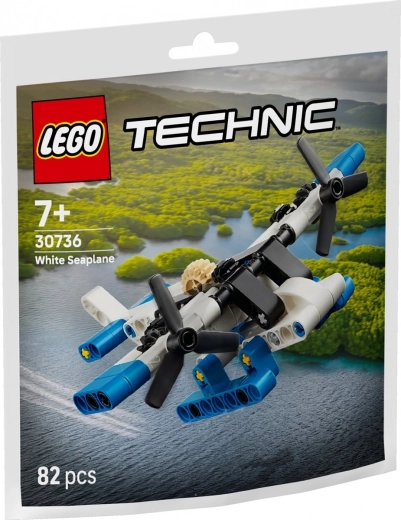 LEGO Technic fehér hidroplán