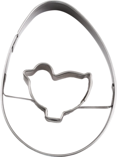 Húsvéti csibe rozsdamentes kiszúró 4–6 cm