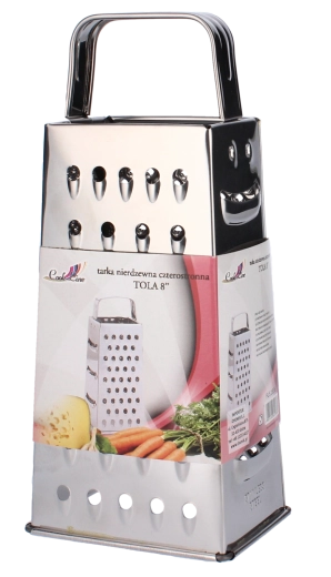 Tola négylapos rozsdamentes reszelő, 21 cm