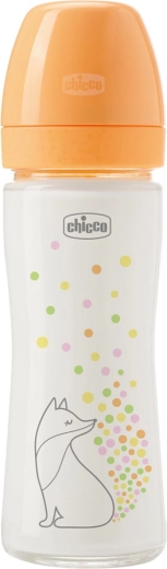 Chicco üveg bébi cumisüveg Perfect Easy 240 ml szilikon cumival