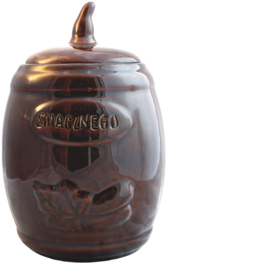 Kerámia erjesztőedény 3,5 l fa csipesszel