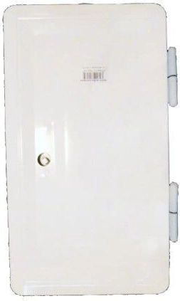 Dupla kéményajtó fehér 160 × 320 mm