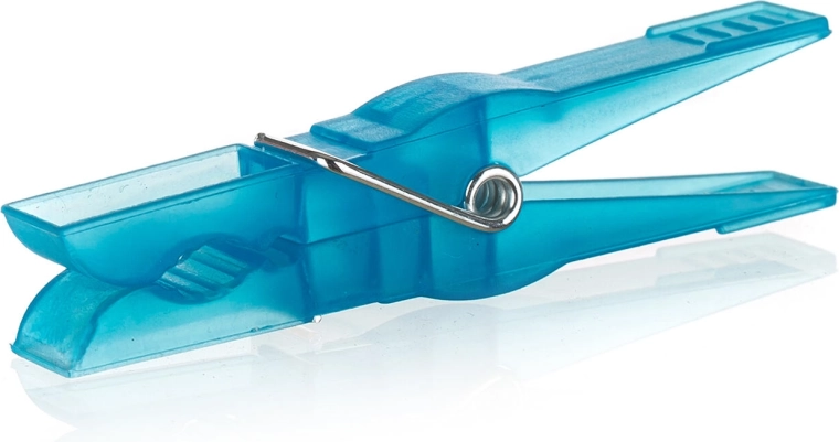 Economy műanyag ruhacsipeszek, színes mix, 24 db