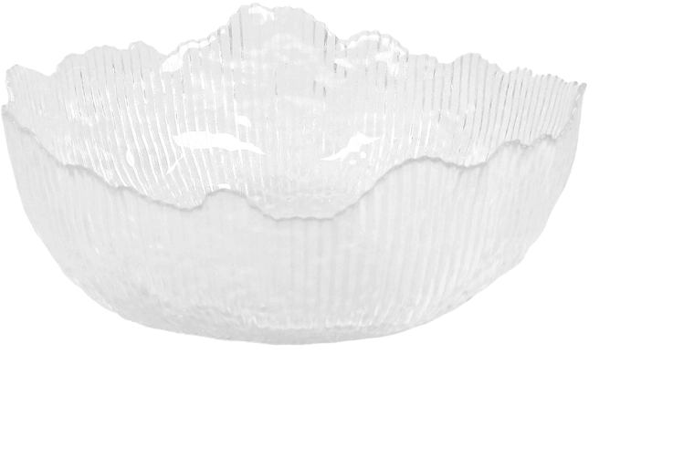 Edges üveg salátástál, négyzet alakú, 20 × 20 cm