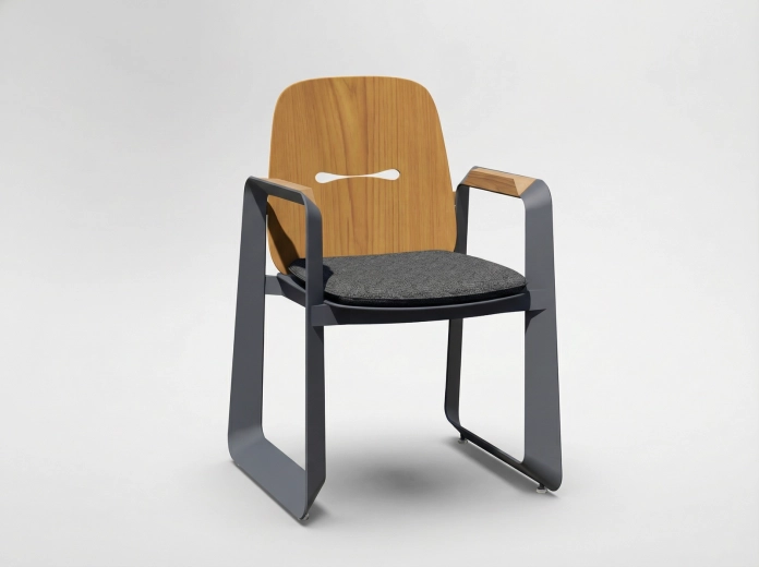 Thompson alumínium kerti szék, szürke