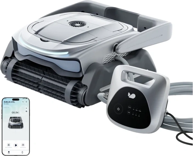 Bublue D10P robotikus medencetisztító intelligens útvonalkövetéssel