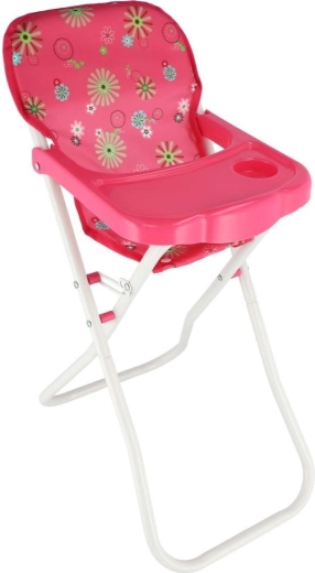 Összecsukható etetőszék babáknak tálcával