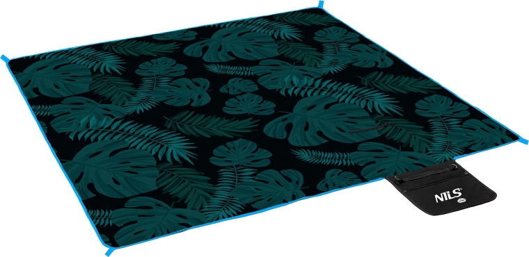 NILS Camp Leaves piknikpléd 200 × 200 cm