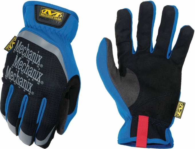 Mechanix FastFit Blue XXL munkavédelmi kesztyű fekete/kék