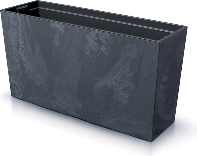 URBI CASE Betonhatású M ültetőláda betéttel 77 cm antracit