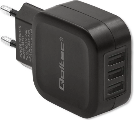 Qoltec töltő 3xUSB 17W