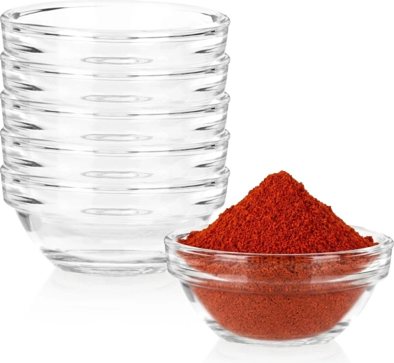 Vilde üveg tálkák mártogatósokhoz és szószokhoz 35 ml, 6 db