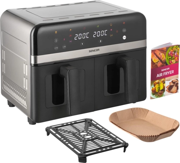 Sencor SFR 8800SS INOX forrólevegős fritőz