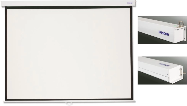 Sencor manuális vetítővászon 274 × 274 cm