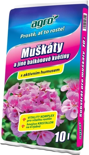 Agro muskátli ültetőközeg 10 l