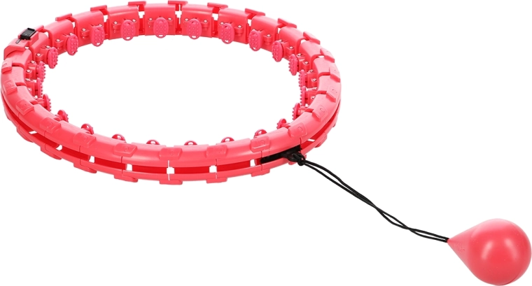 Masszázs okos karika súllyal, piros