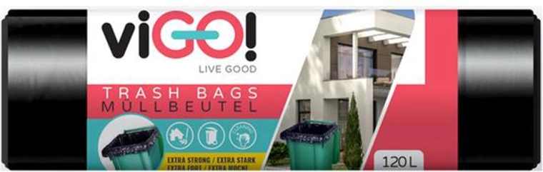 VIGO DeLuxe szemeteszsákok 120 l, 10 db