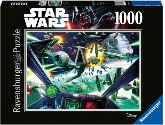 Ravensburger puzzle Star Wars: X-Wing kokpit 1000 darabból