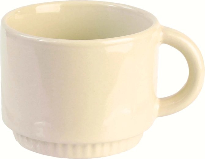 Krém színű kerámia bögre 225 ml