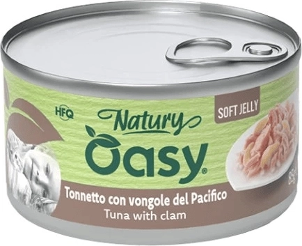 OASY Natury Soft Jelly – tonhal kagylóval 85 g