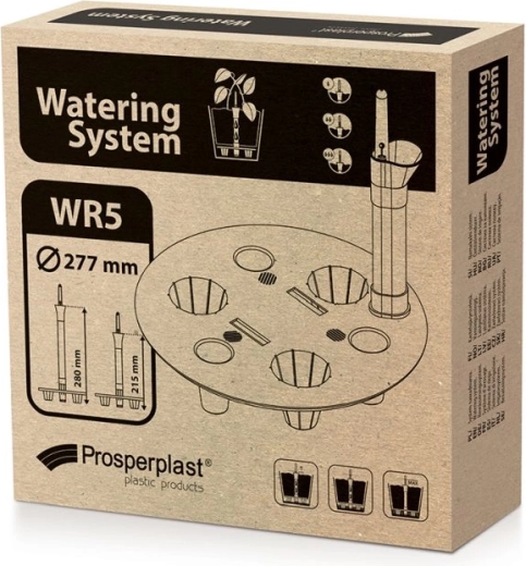 ROUND 27,7 cm önöntöző rendszer szintjelzővel