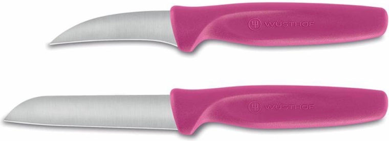 Wüsthof zöldséghámozó kés szett, 2 db, rózsaszín