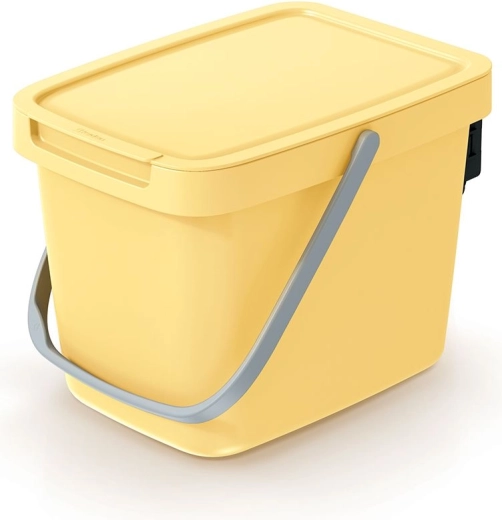 Systema Q Collect 6 l világossárga szemetes