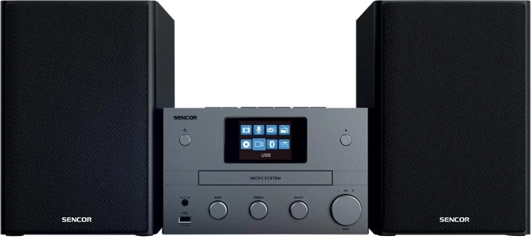 Sencor mikrorendszer Wi-Fi-vel, DAB+-szal és CD-lejátszóval