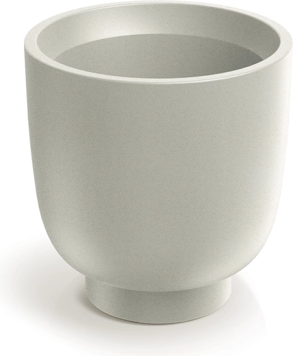 Vemo Round Midl virágtartó 40 cm homokszínű