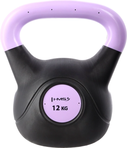Kompozit kettlebell HMS Vin-Bell 12 kg, világoslila
