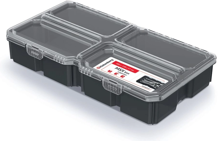 Prosperplast MSX Box rendező csavarokhoz és apró tartozékokhoz