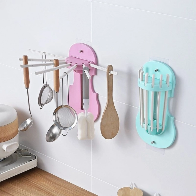 Akasztó konyhai kiegészítők felakasztásához – rózsaszín