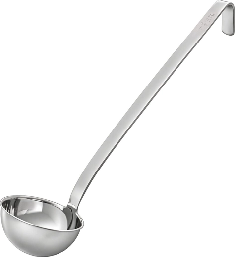 Rozsdamentes vendéglátóipari merőkanál 43 cm