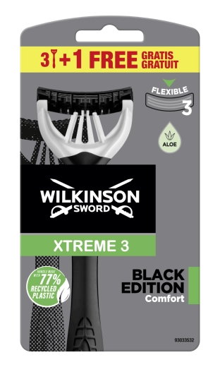 Wilkinson Xtreme 3 Black Edition borotva 3+1 db