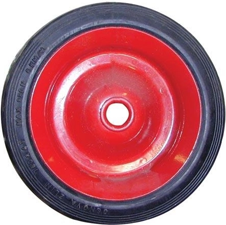 Tömör kerék molnárkocsira 180 × 15 mm, fém tárcsával