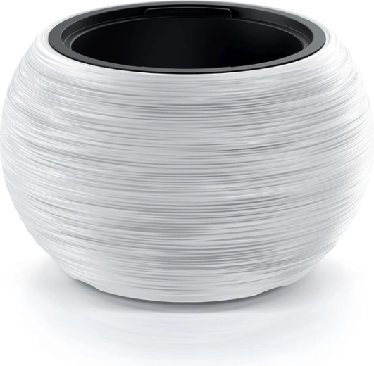 Furu Bowl virágtál 38 cm, fehér, belső betéttel