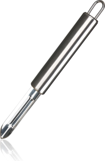 AKCENT kétoldalas zöldséghámozó rozsdamentes acélból, 19 cm