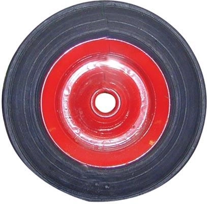 Tömör kerék molnárkocsihoz 196 mm fém tárcsával és 20 mm csúszócsapággyal