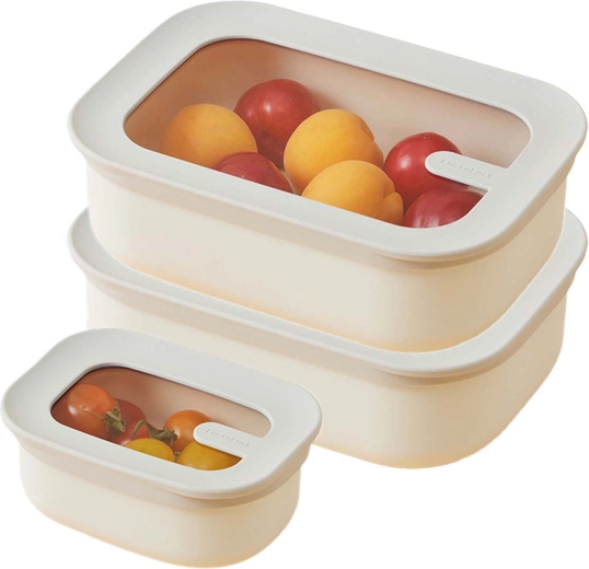 LocknLock Dual Nesting élelmiszertartó doboz, 3 darabos készlet