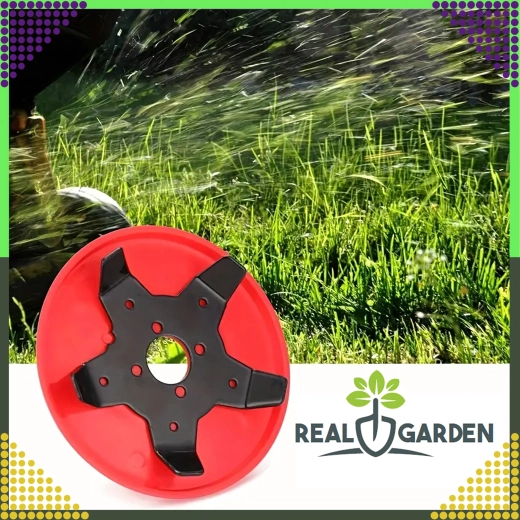 Korong fűkaszához és szegélynyíróhoz fűre és gyomra – kapáló és vágó tárcsa