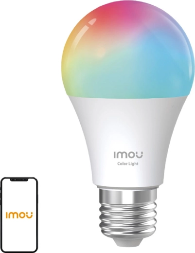 IMOU okos LED-izzó E27 (Matter), 9 W, 806 lm, RGB + CCT