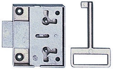 Bútorzár 117/30 kulccsal, jobb/bal
