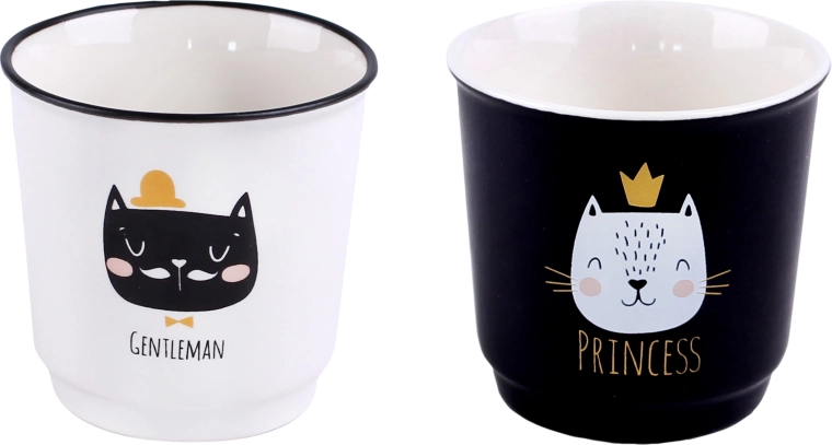 Cicás kerámia bögreszett 100 ml, 6 db