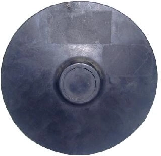 124 mm-es gumikorong kövek csiszolásához és polírozásához